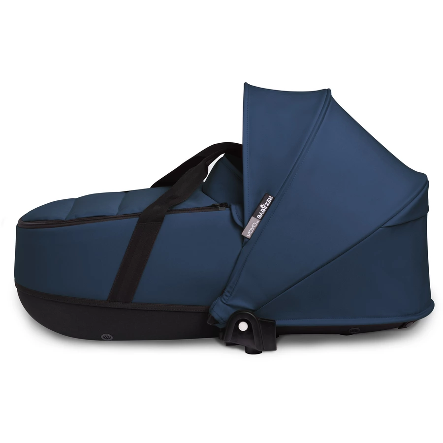 BABYZEN Kinderwagen YOYO2 0+ Black mit Liegewanne Navy Blue