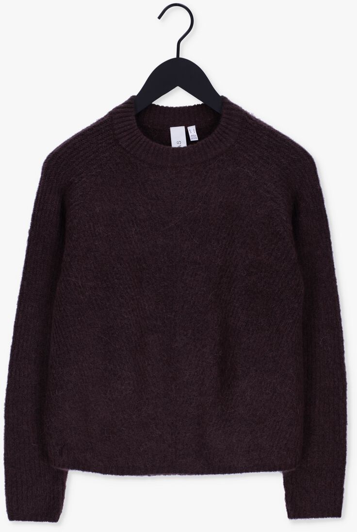 Y.A.S. bruine y.a.s. trui yasalva ls o-neck knit pullover