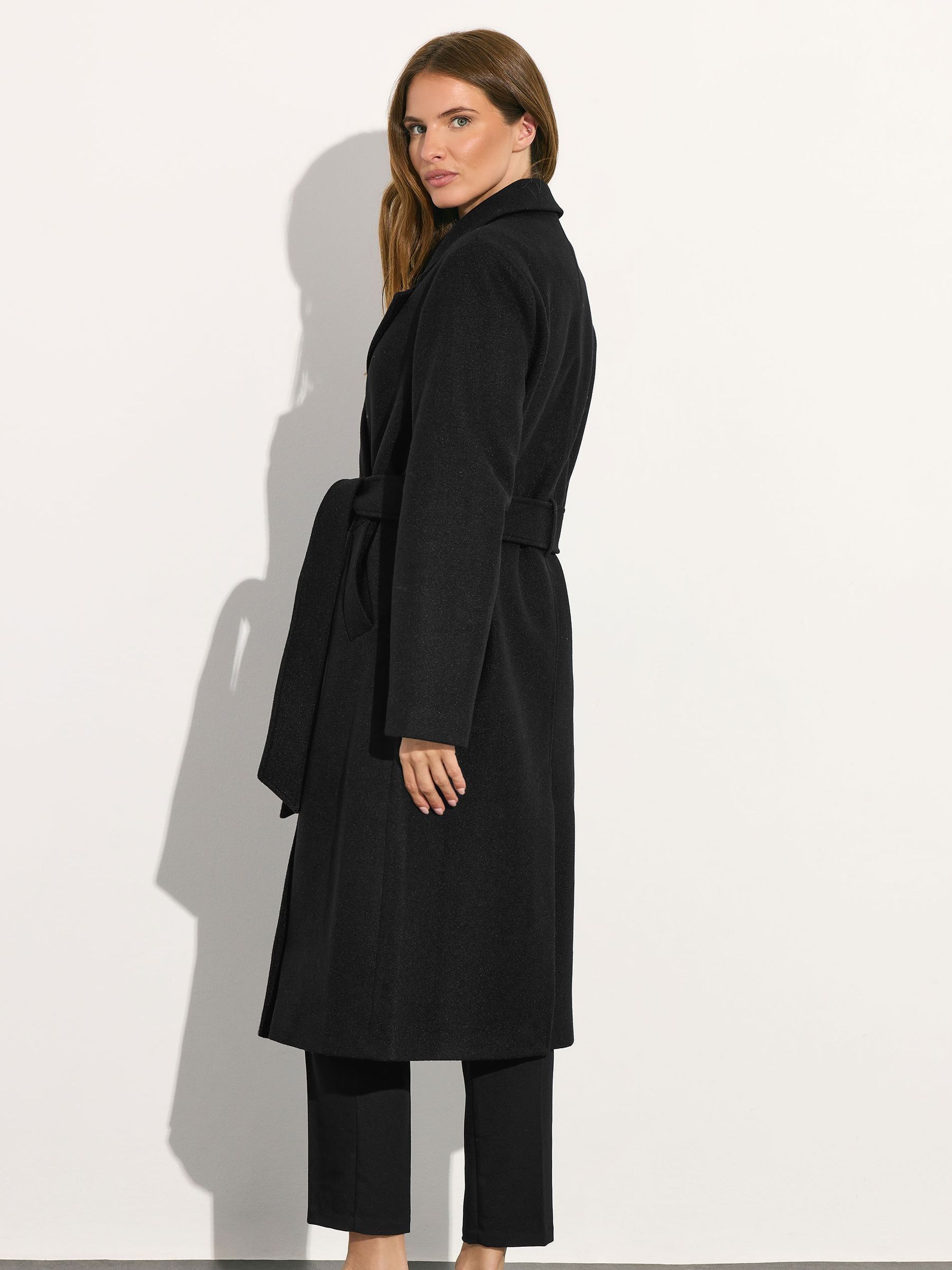 Zwart - M&Co Wrap Coat