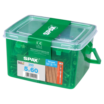 Spax terrasschroef 5x60 mm 200 stuks