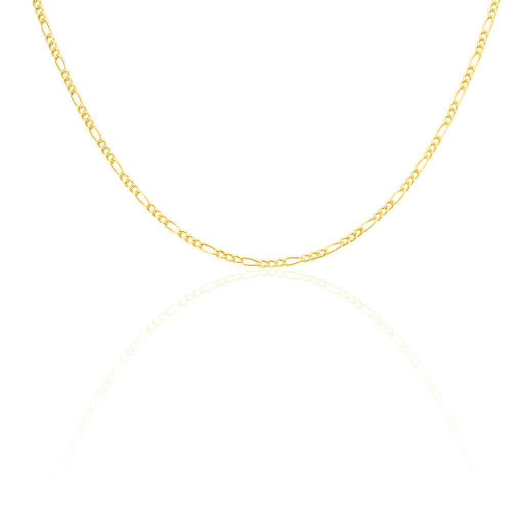 Chaîne Esra Maille Alternee 1/3 Or Jaune