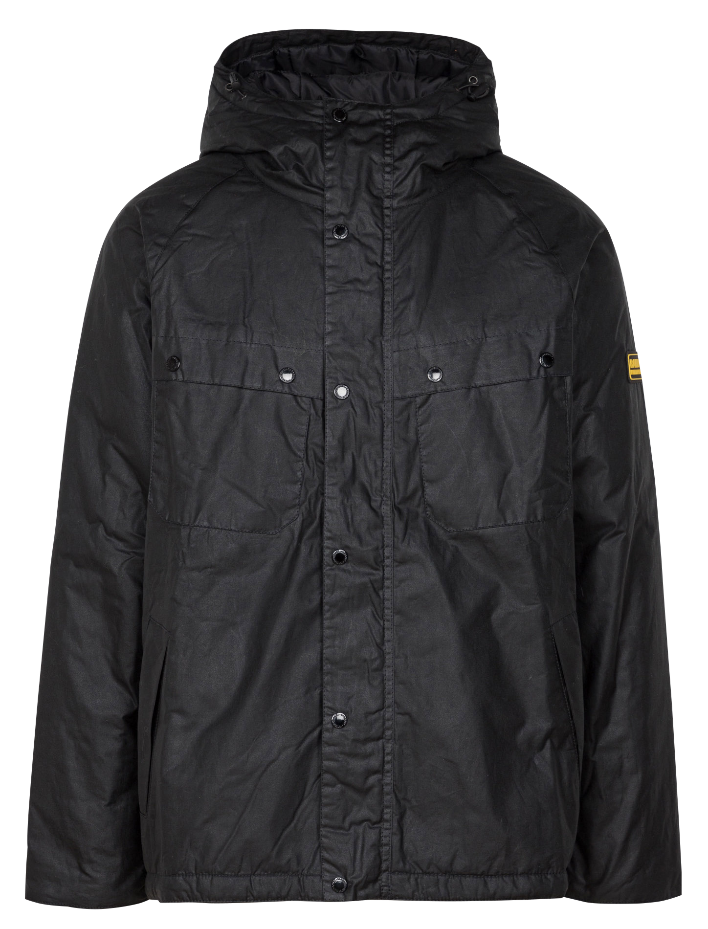INTL GAUGE WAX - Manteau à capuche en coton| Noir