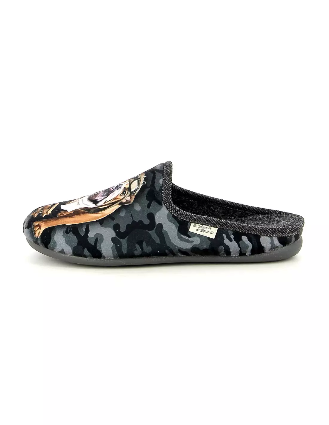 LA MAISON DE L ESPADRILLE LAMPI 6727 5 - Pantoufles & chaussons Noir