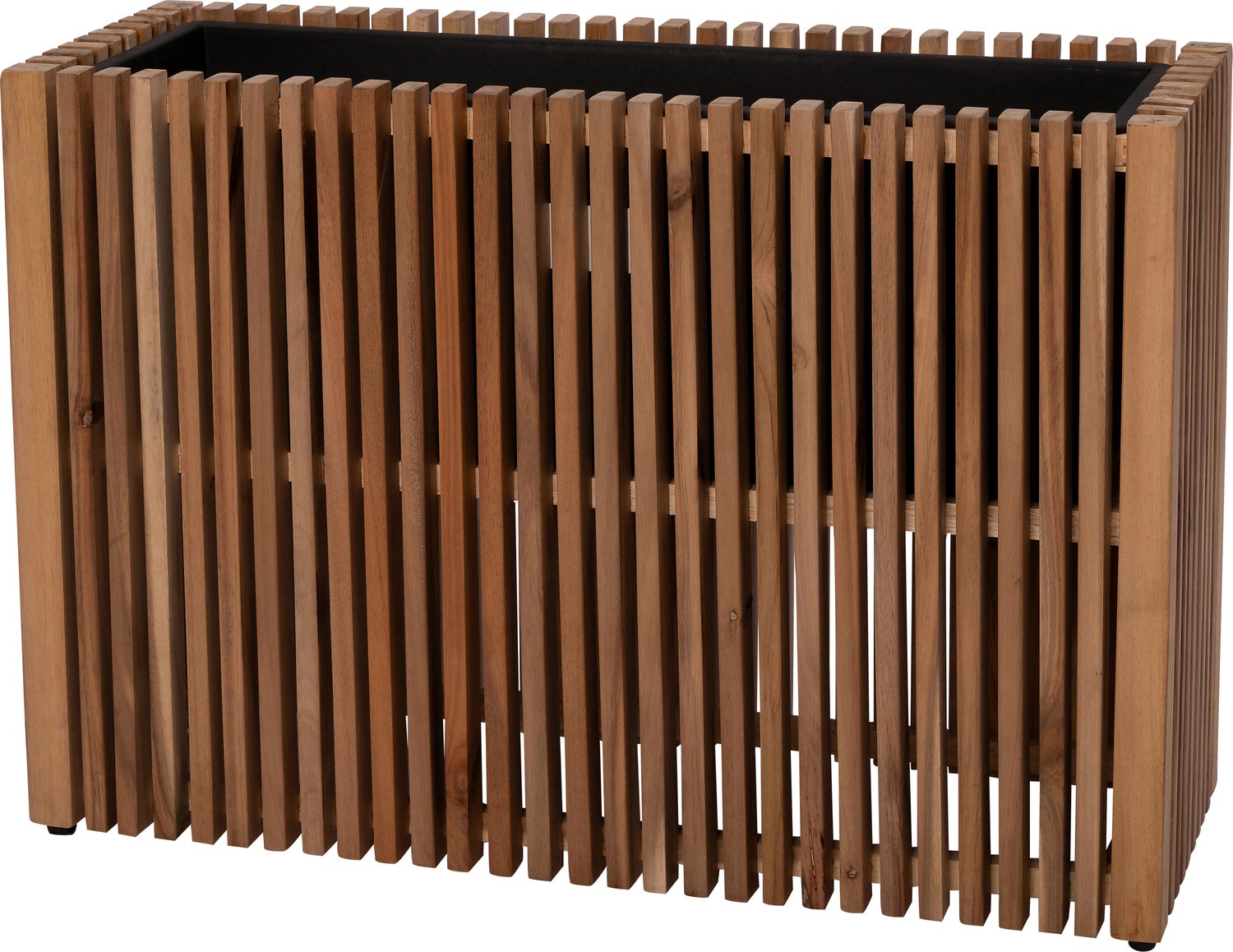 Intratuin bloempot op poten Latten naturel 73 x 27 x 50 cm