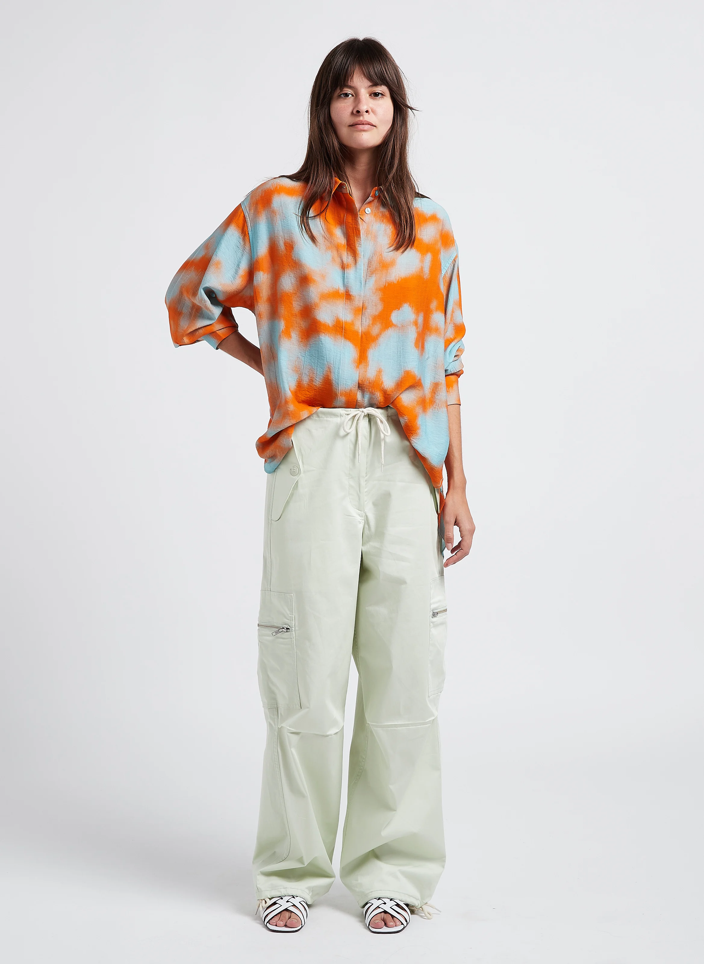CHI - Pantalon cargo en coton| Vert