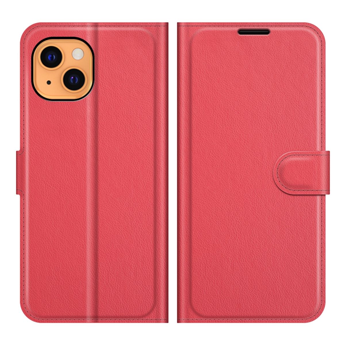 Hülle Handy Schutz für Apple IPhone 13 Case Cover Tasche Etuis Bumper Rot Neu