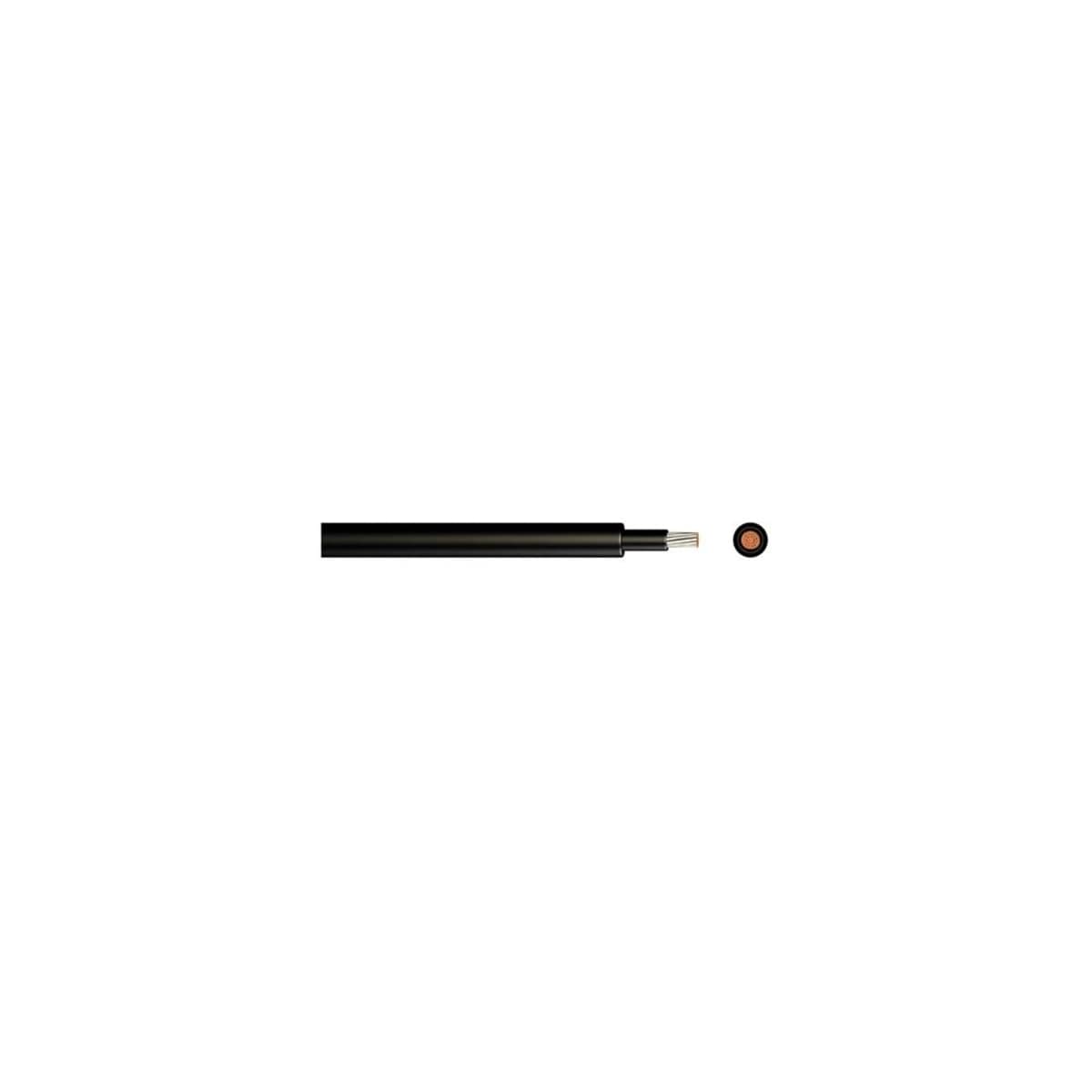 Solcellekabel 6mm2 dobbelisolert Sort