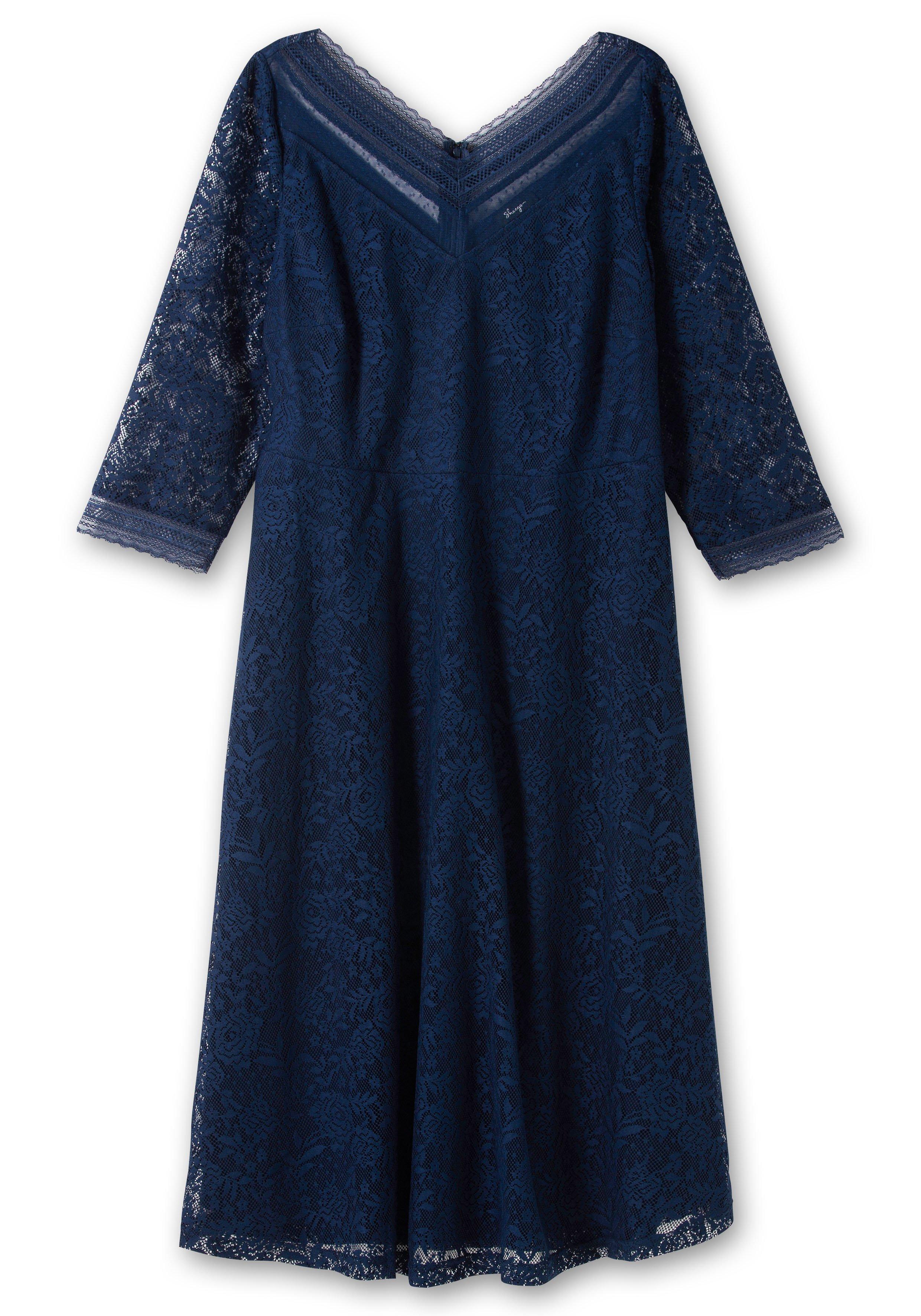 Abendkleid aus floraler Spitze