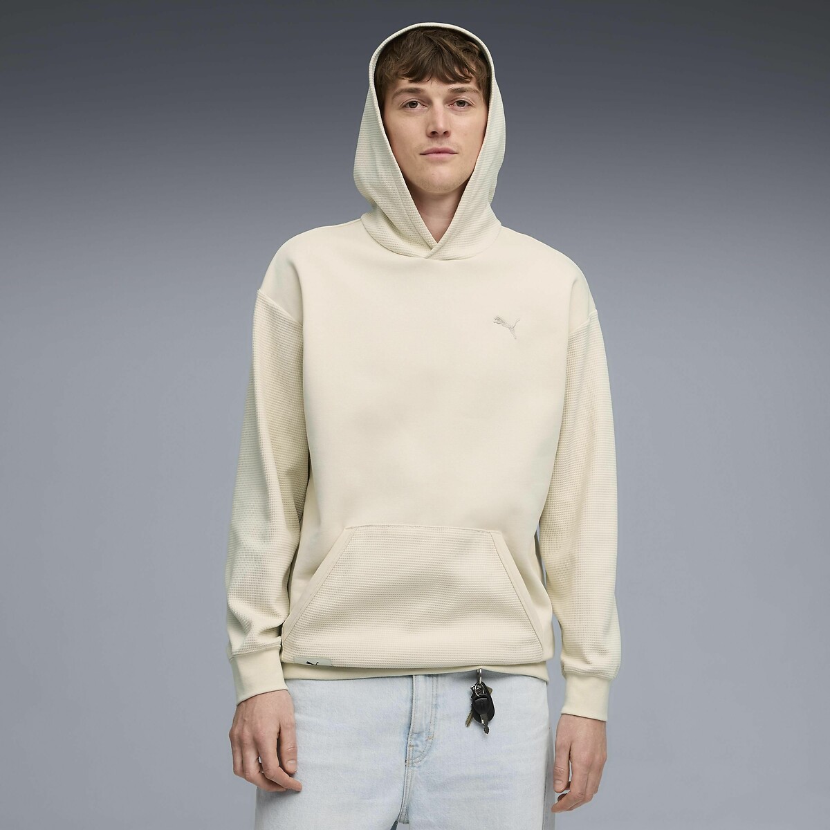 PUMA<br>Moletom com capuz de tecido duplo