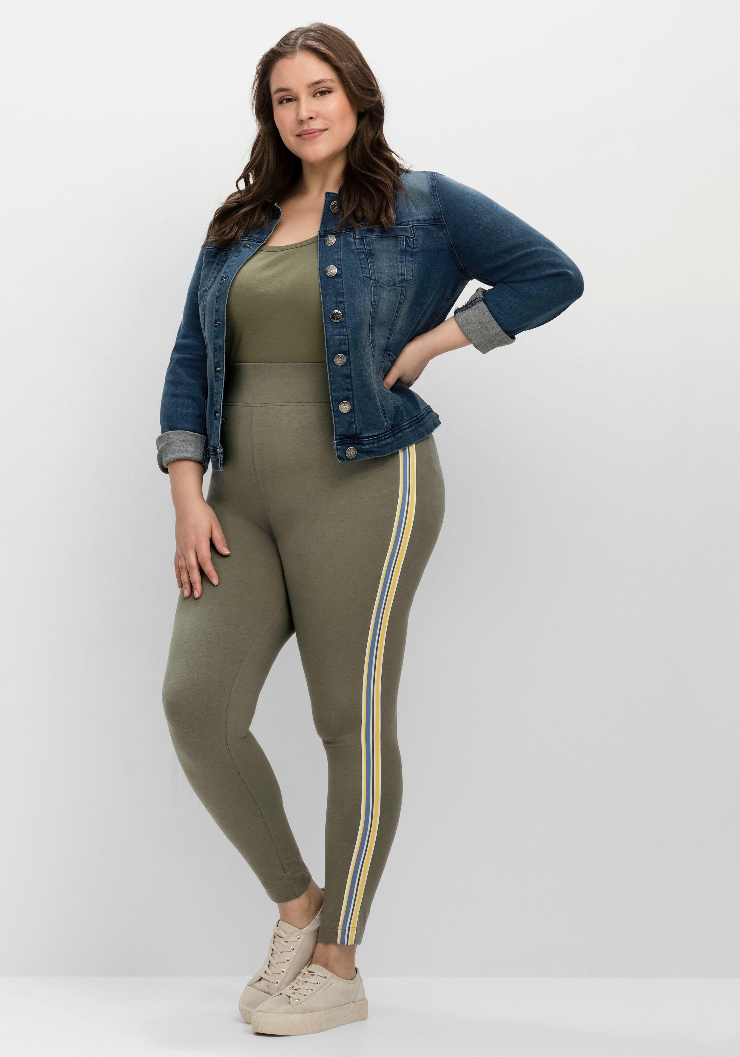 Leggings mit seitlichem Galonstreifen