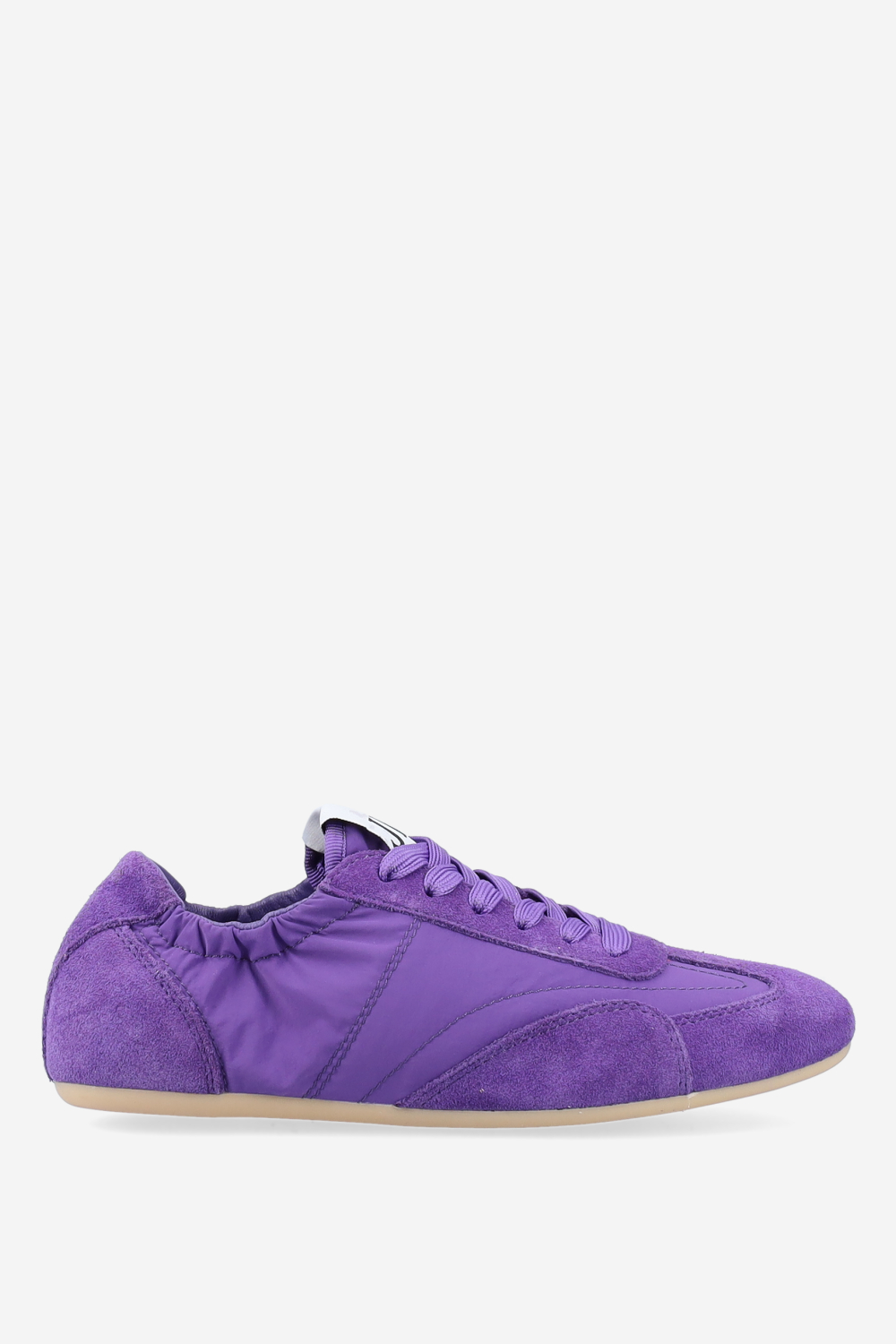 Nylon / suede sneakers