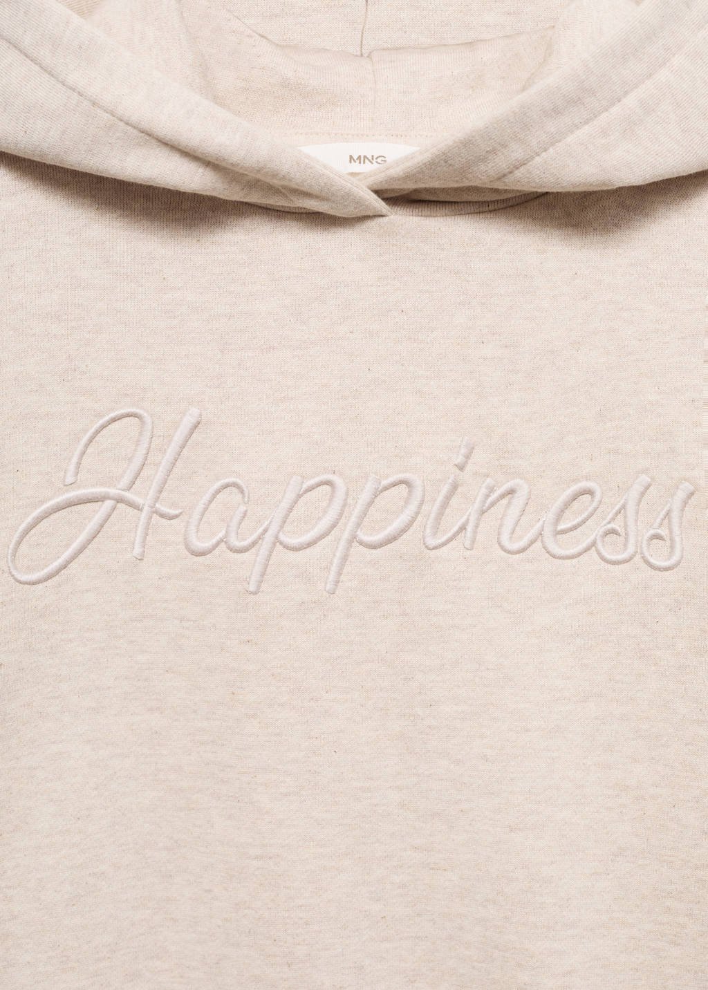Mango Kids hoodie lichtbruin