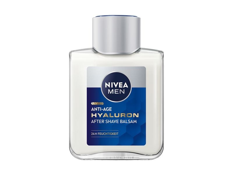 NIVEA MEN After Shave Balsam Anti-Age Hyaluron 100 ml Balsam pflegt die Männerhaut nach der Rasur, und schenkt ihr Frische