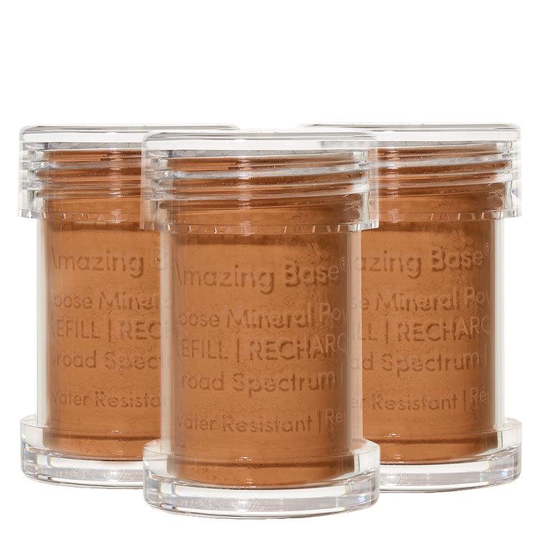 jane iredale Amazing Base Refillable Brush Warm Brown 3 Pack Refills
