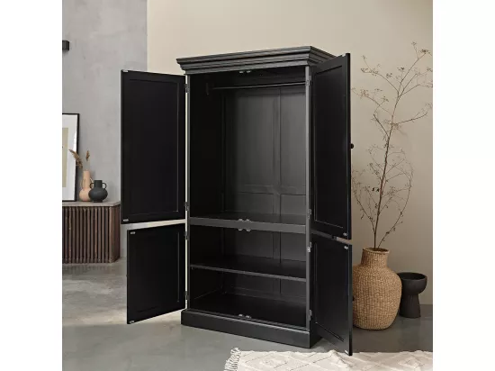 Armoire en acajou massif
