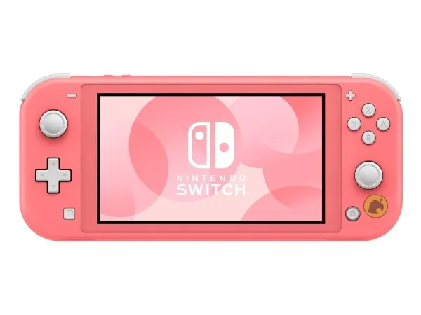 Nintendo Switch Lite - Timmy & Tommy Aloha Edition - håndholdt spillekontrolenhed - Koral - Animal Crossing: New Horizons