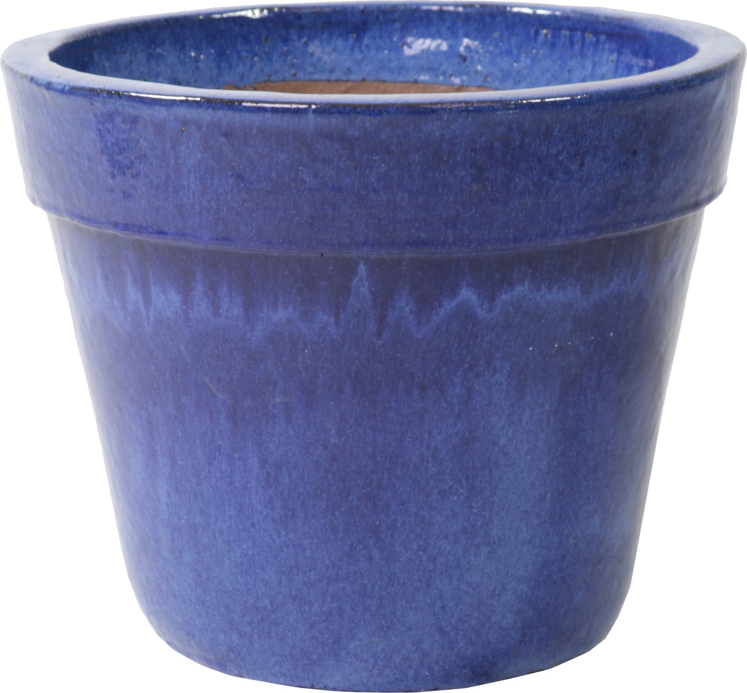 Mega Collections basis bloempot D 38 cm blauw