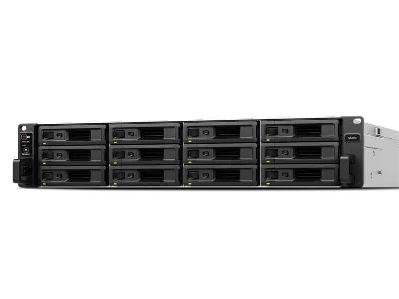 Synology NAS SA3410, 12-bay 2HE Rackmount NAS mit 12 Laufwerkschächten