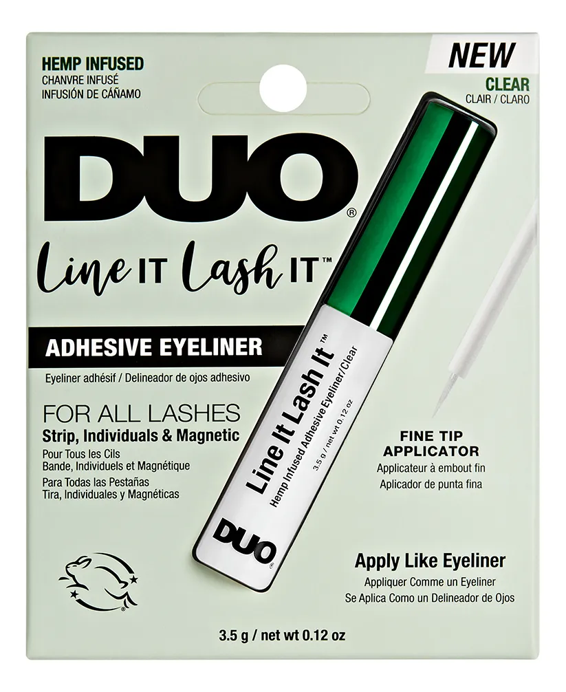 DUO Line It Lash It Hemp Infused Vippelim Clear - 3,5 g.