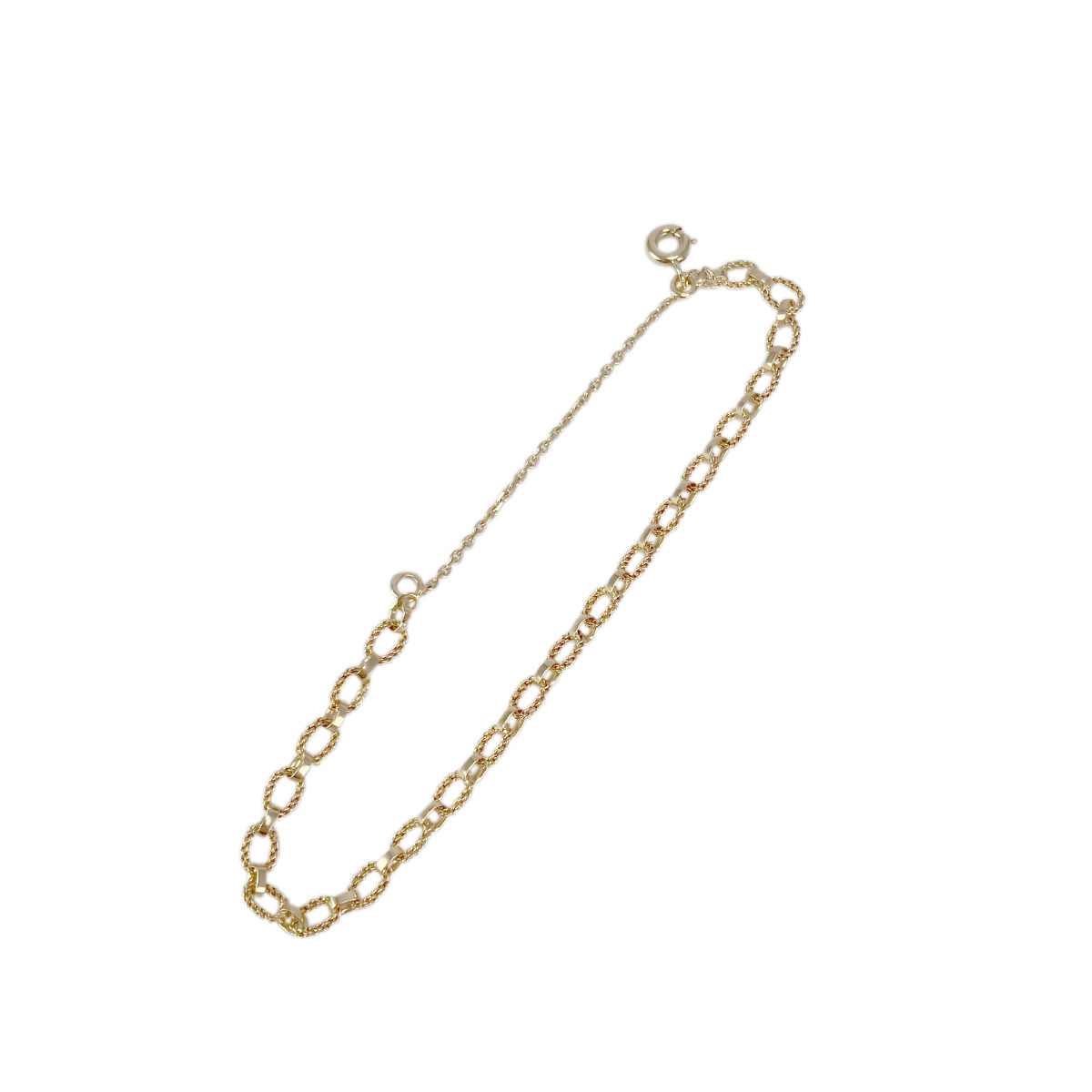Bracelet d'occasion or 750 jaune 17 cm