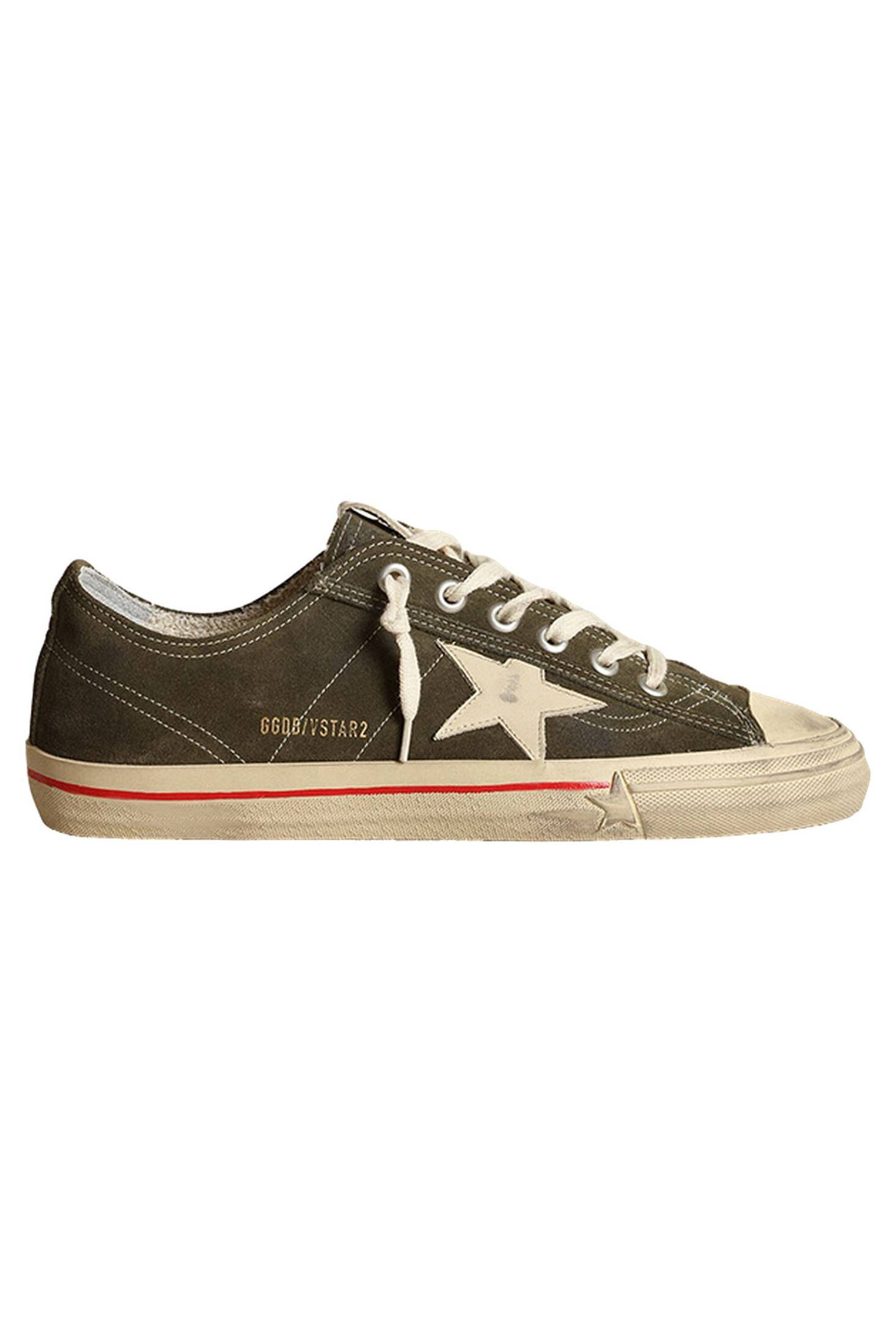 Golden Goose| Herren Sneaker V-STAR 2 SUEDE UPPER LEATHER STAR FOXING LINE
