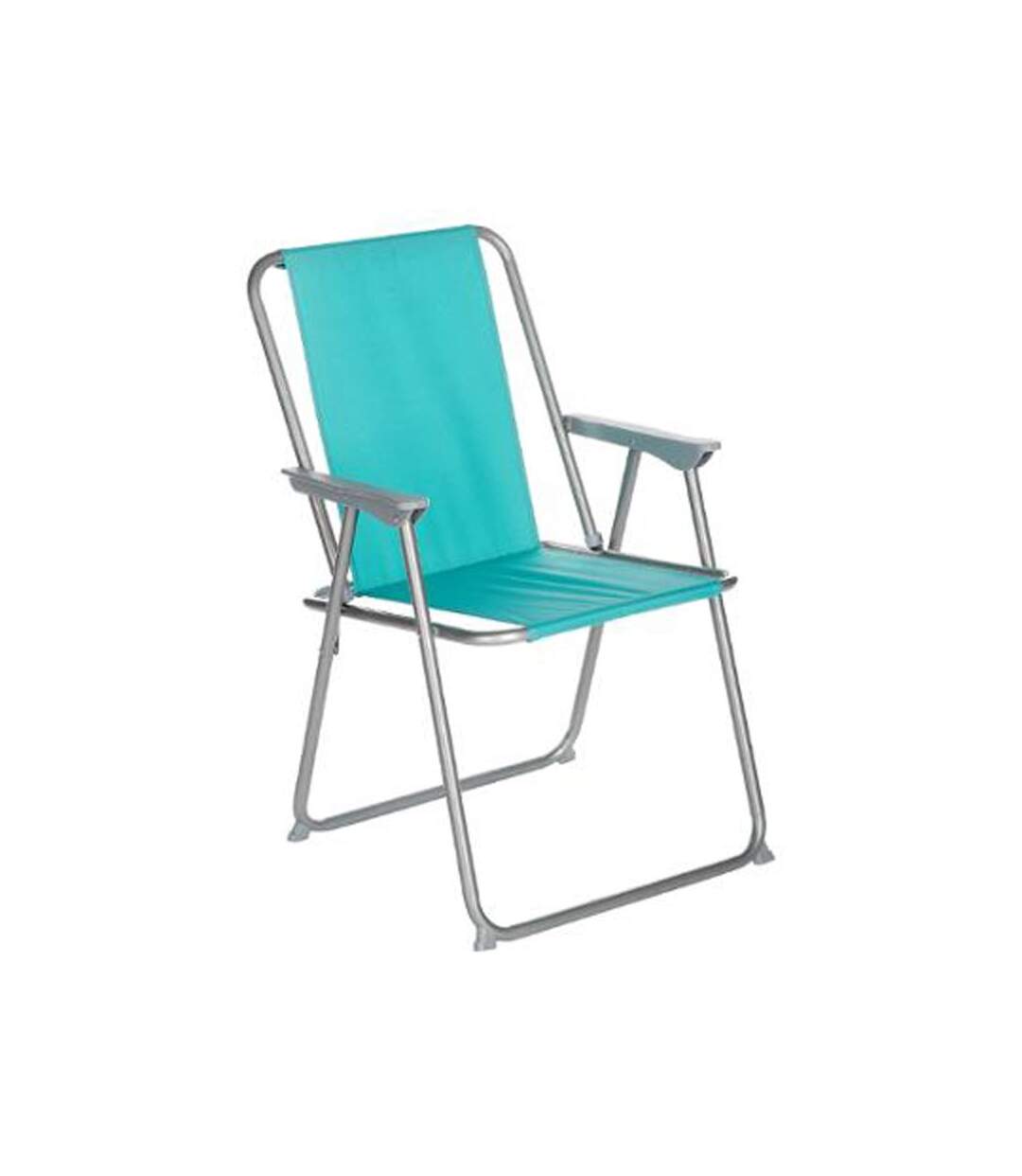 Lot de 6 Chaises de Camping Pliantes Grecia 74cm Bleu