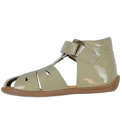 Pom Pom Sandalen - Starters Drops Klettband - Dusty Olive Patent