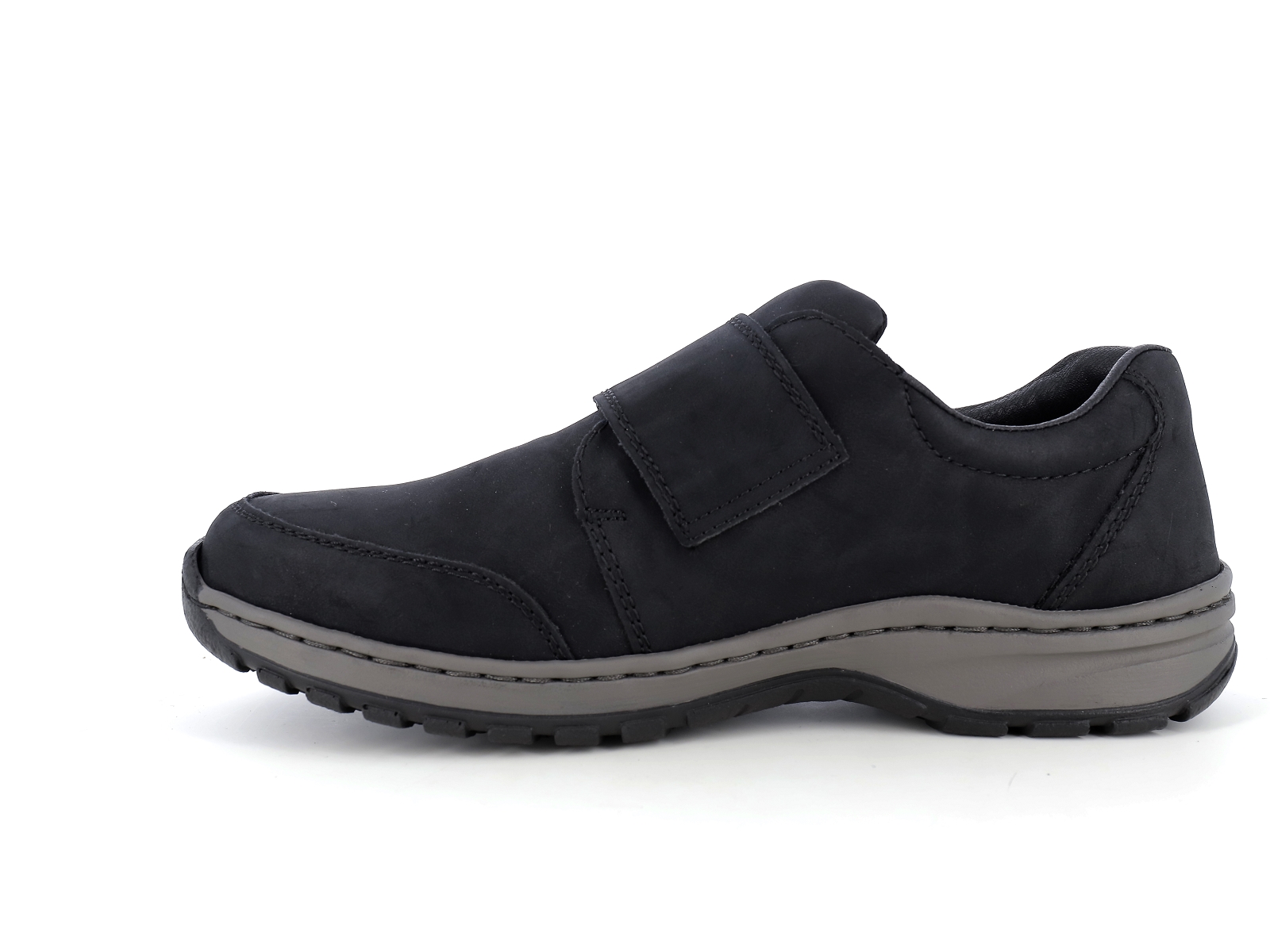 Rieker-03358 Synthétique Noir