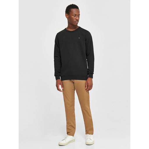 Knowledge Cotton Apparel Erik Sweatshirt, Black Jet, M