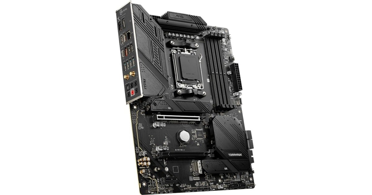 MSIMAG B650 TOMAHAWK WIFI socket AM5 moederbord  (Zwart, RAID, 2.5 Gb-LAN, WLAN, BT, Sound, ATX)