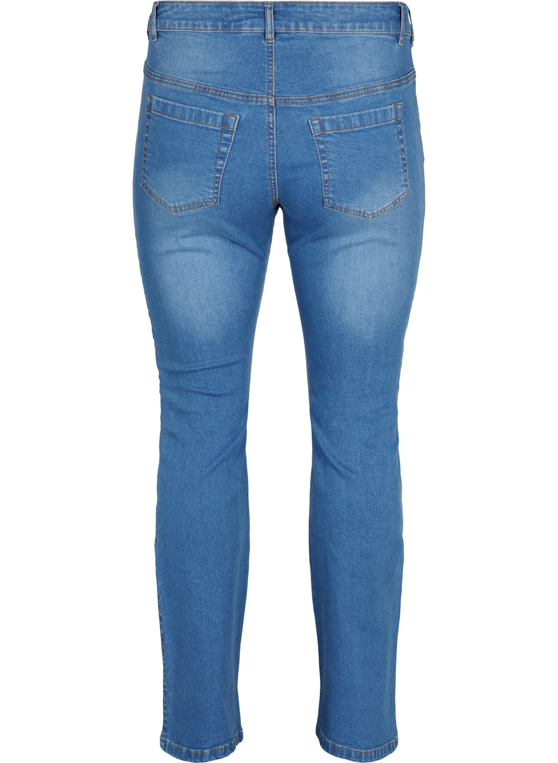 Ellen bootcut jeans med høj talje