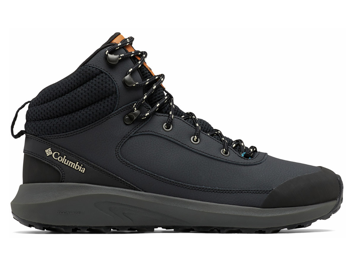 Columbia Trailstorm Peak Mid Black/Dark Grey heren wandelschoenen