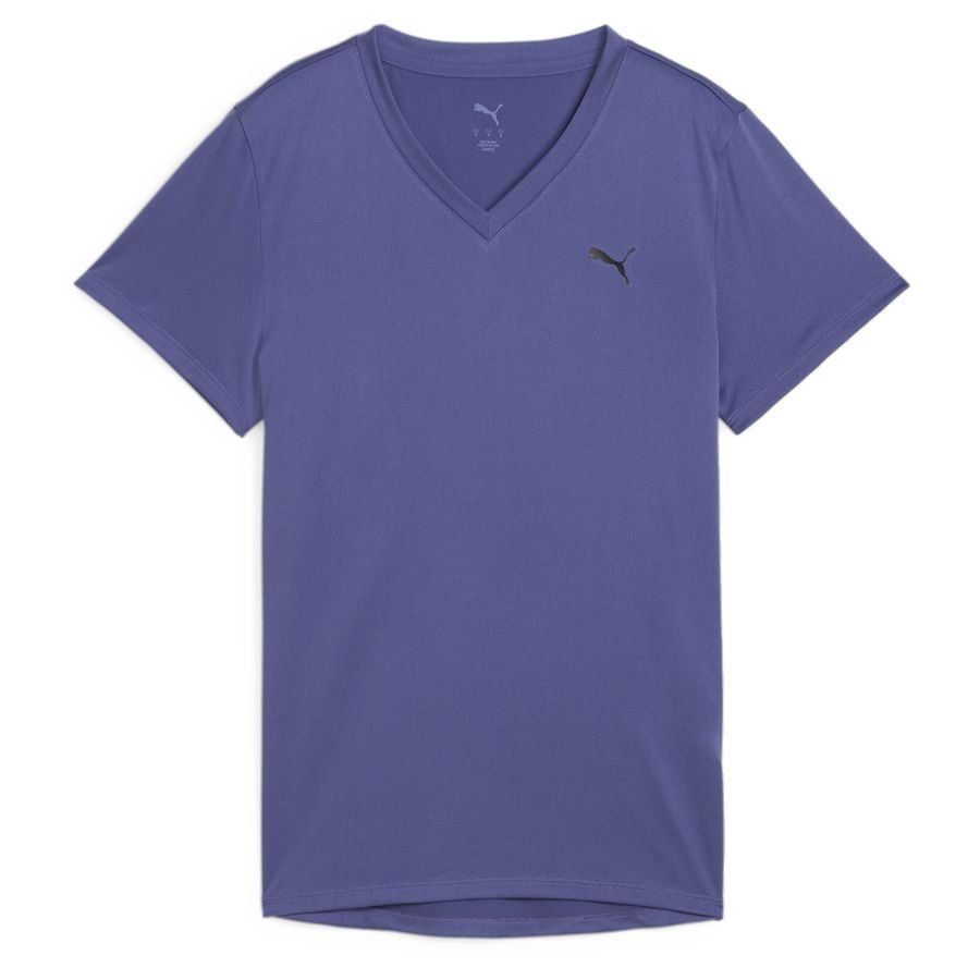 W TAD ESSENTIAL VNECK Tee Blue Crystal