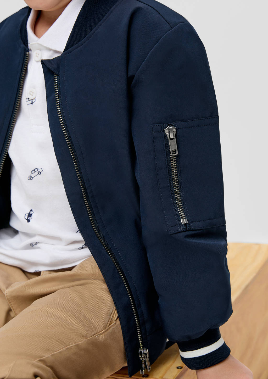 s.Oliver bomberjack zomer donkerblauw