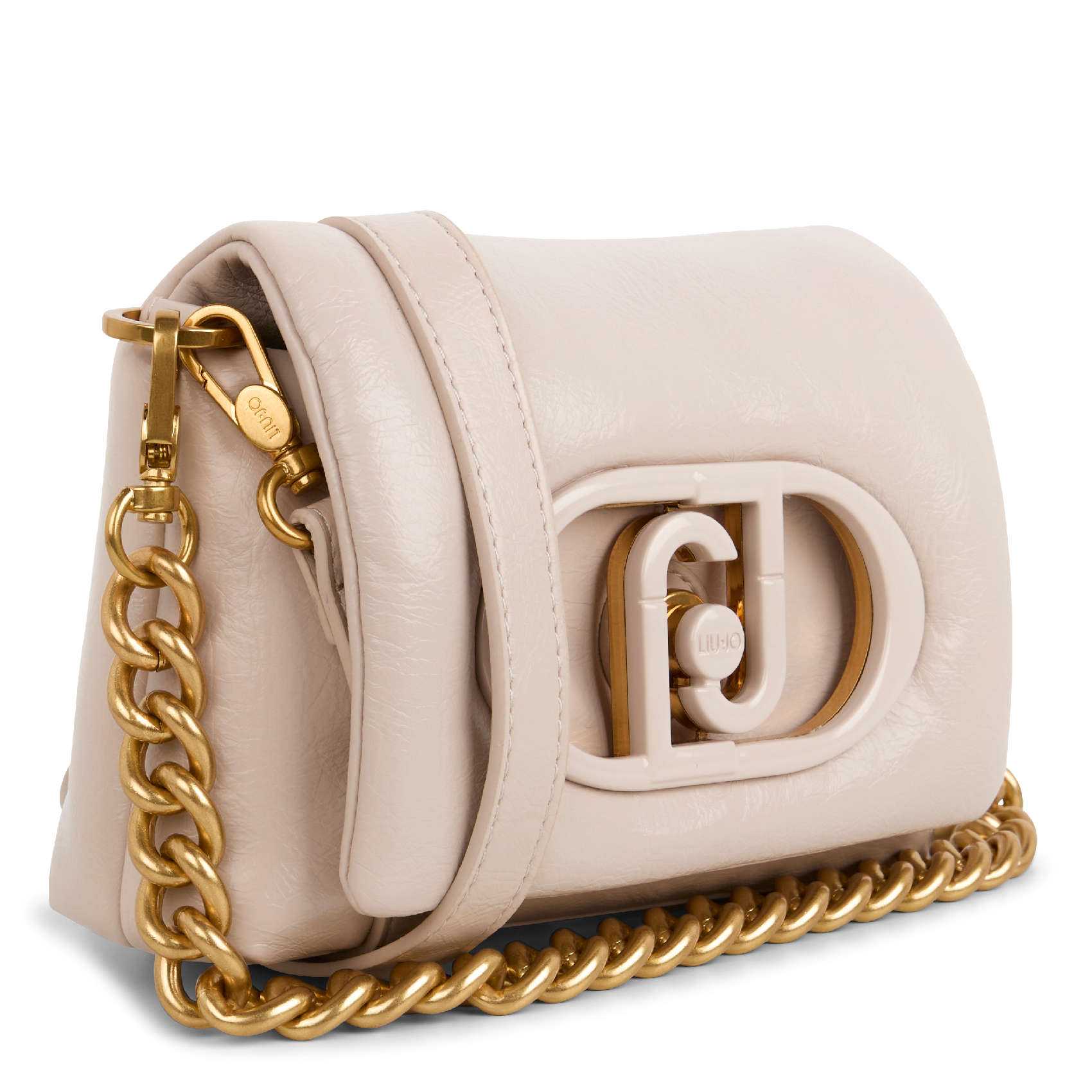 Sac bandoulière effet puffy | Beige