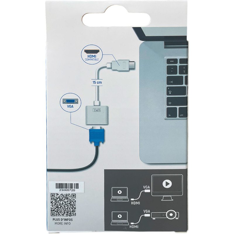 T'nB Adaptateur HDMI vers VGA