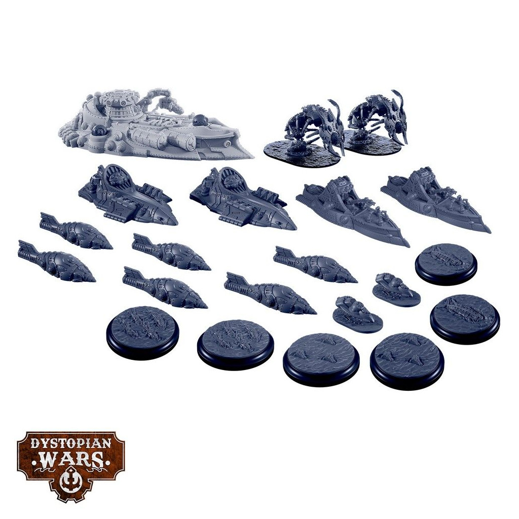 Dystopian Wars: Enlightened Starter Set - Faction Battlefleet