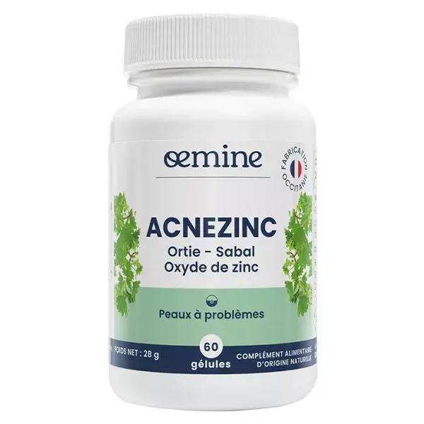 Oemine Acnezinc 60 cápsulas