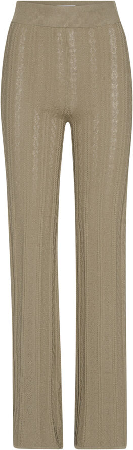 REMAIN Knit Straight Pants Incense beige