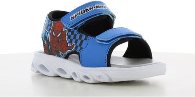 Marvel Spiderman Blinkende Sandaler, Cobalt Blue/Black