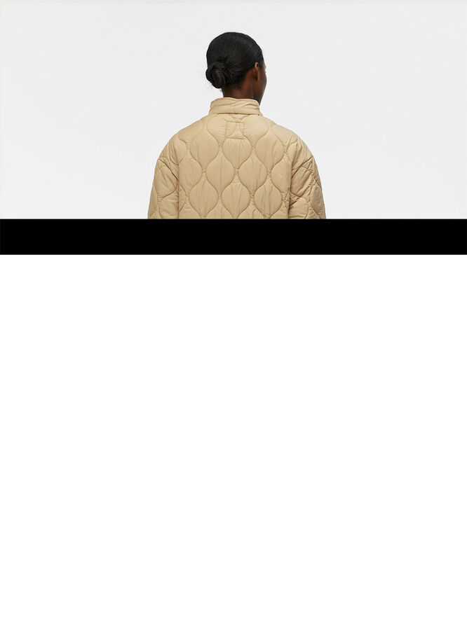 Object OBJLINE LONG QUILTED JACKET NOOS Cornstalk