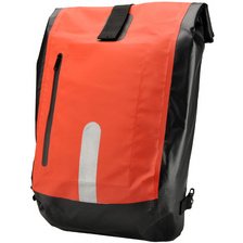 Sacoche de vélo, imperméable, rouge / noir