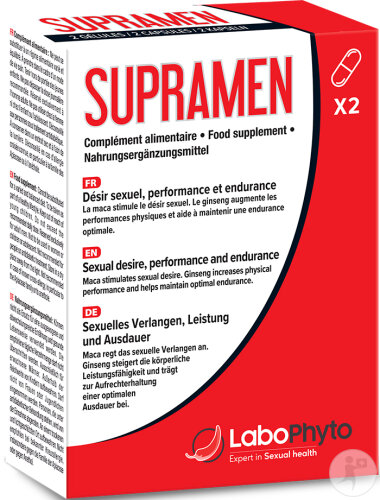 Labophyto Supramen Stimulant Sexuel Rapide 2 Gélules