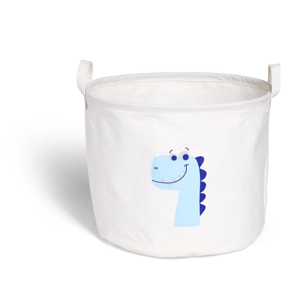 Panière à linge licorne en toile Ø30xH25cm