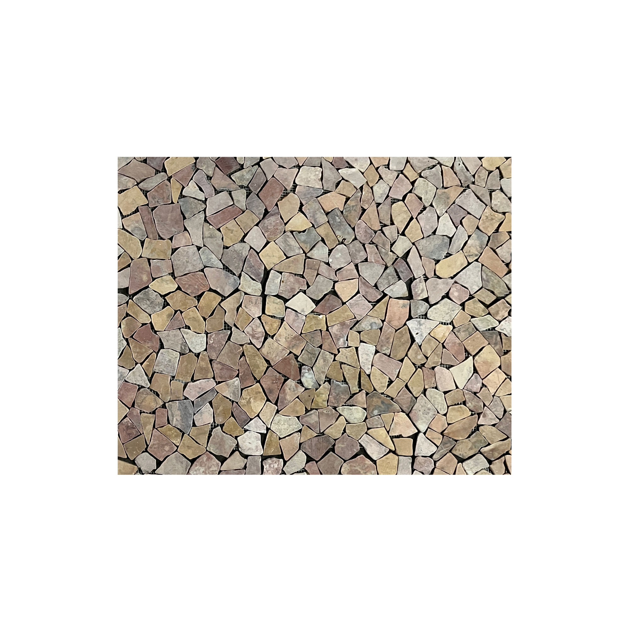 Naturstein Mosaik rot, 30,5 cm x 30,5 cm, 1 m² günstig bestellen
