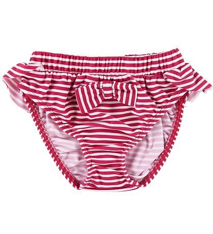 Petit Crabe Bikinitrusser - Zoe - UV50+ - R?d/Hvidstribet