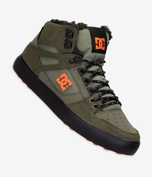 DC Pure High Top WC WNT Schuh (dusty olive orange)