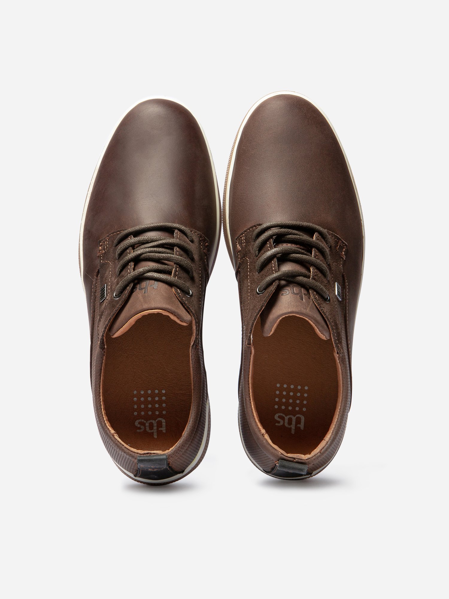 Derbies Homme En Cuir Marron
