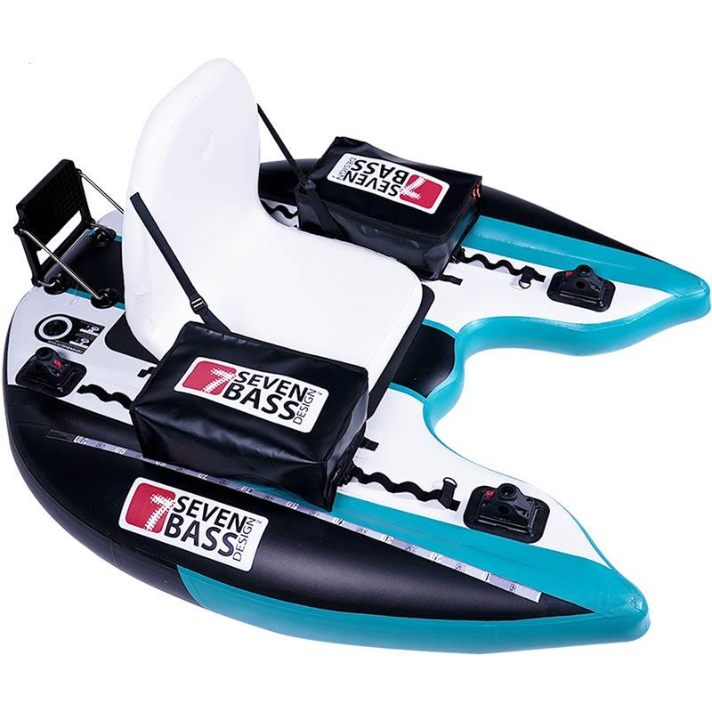 Float Tube Seven Bass Flatform Junior Seafoam-Black