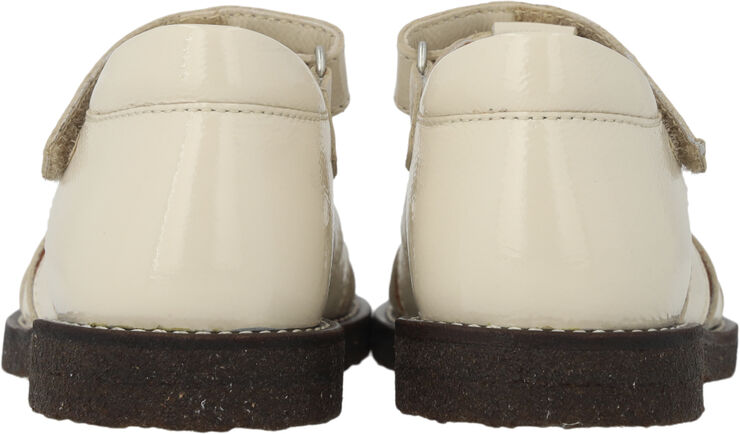 ANGULUS Hjertesandal med funklende glitter 3285 buttermilk